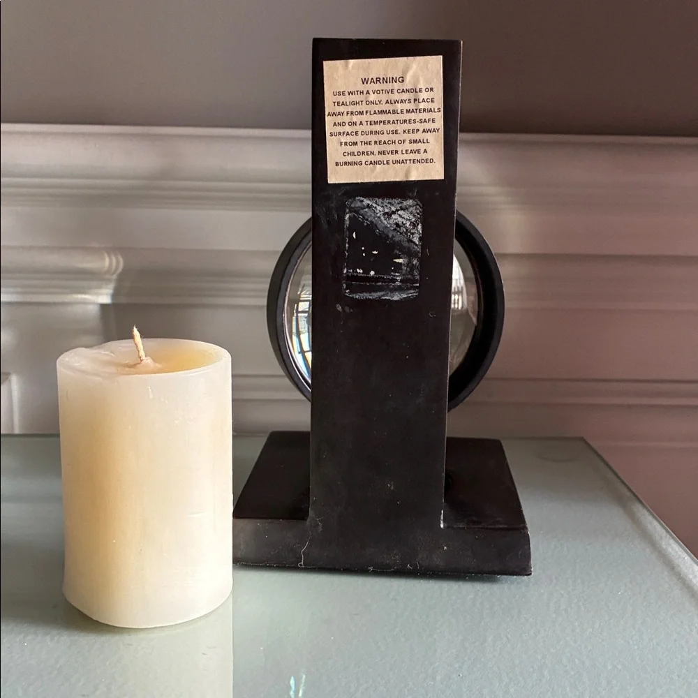 Pottery Barn Magnifying Candle Holder & Pier 1 Spiced Pear Candle Set - Picture 6 of 10